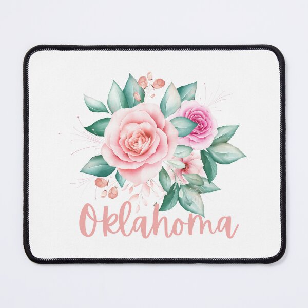 Item preview, Oklahoma State Flower Rosa Classic T-shirt Sticker designed and sold by ThinkNature!.