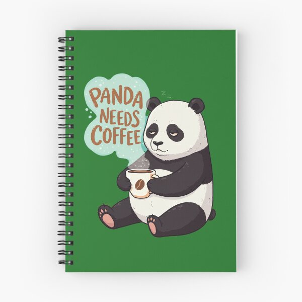 Item preview, Panda Needs Coffee! designed and sold by mrchavish.