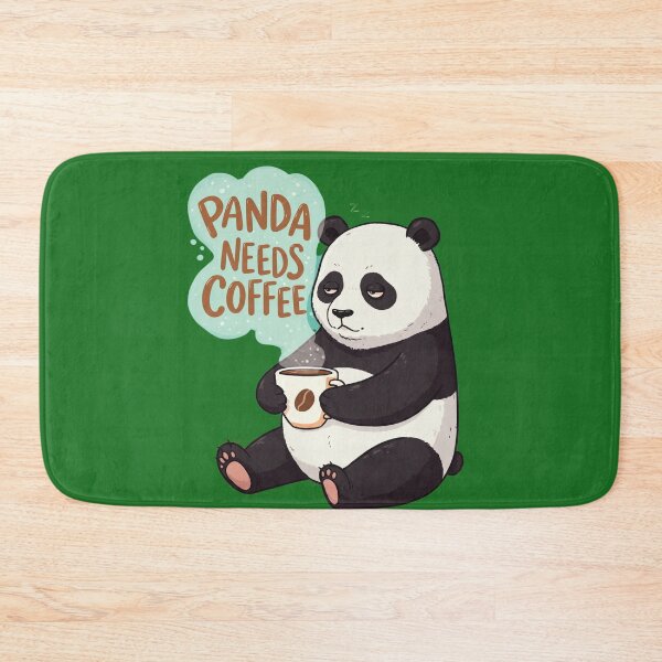 Item preview, Panda Needs Coffee! designed and sold by mrchavish.