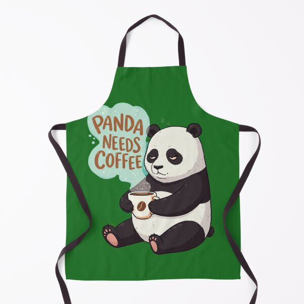 Item preview, Panda Needs Coffee! designed and sold by mrchavish.