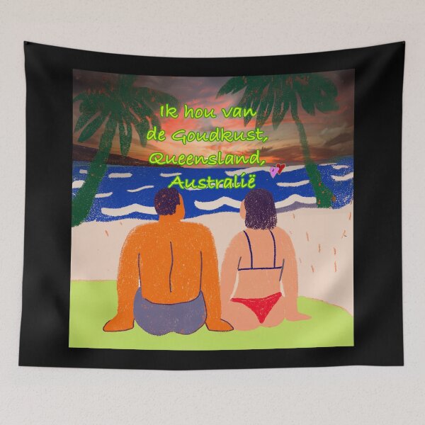 Item preview, Ik hou van de Goudkust, Queensland, Australië designed and sold by Michael van der Hoorn.