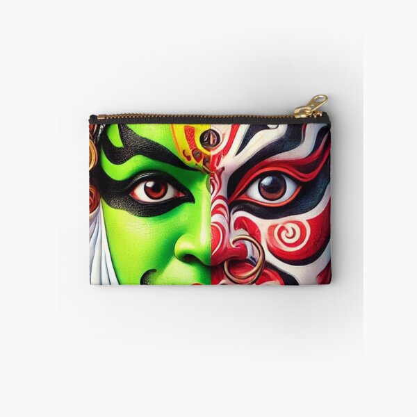 Item preview, Fusion of Kathakali and Theyyam Faces designed and sold by inoventre.