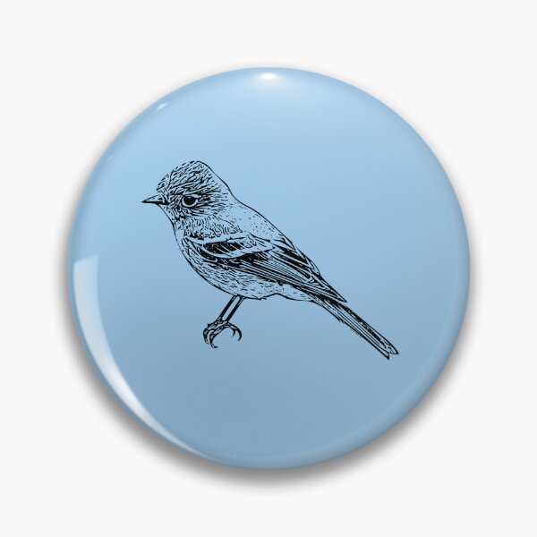 Item preview, Hammond's Flycatcher Black Design  designed and sold by designsasstultd.