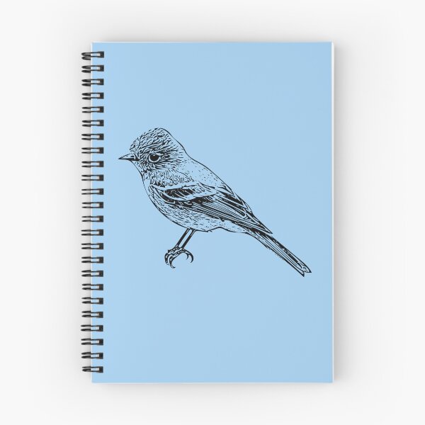 Item preview, Hammond's Flycatcher Black Design  designed and sold by designsasstultd.