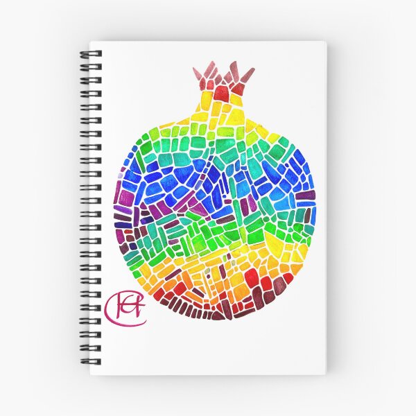 Item preview, Mosaic Pomegranate Art designed and sold by Kalli Taub Art.