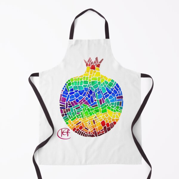 Item preview, Mosaic Pomegranate Art designed and sold by Kalli Taub Art.