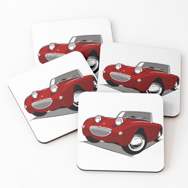 Item preview, Austin Healey Frogeye Sprite red designed and sold by car2oonz.