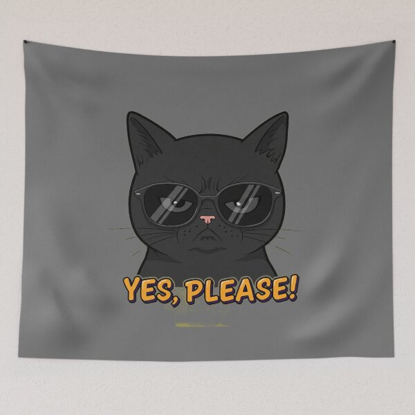 Item preview, Yes, Please ! Cat ! designed and sold by mrchavish.