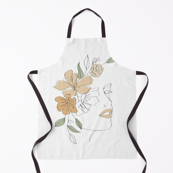 Item preview, Boho Style one line art women with floral pattern designed and sold by baybutterfly.