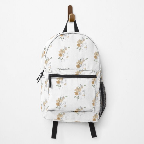 Item preview, Boho Style one line art women with floral pattern designed and sold by baybutterfly.