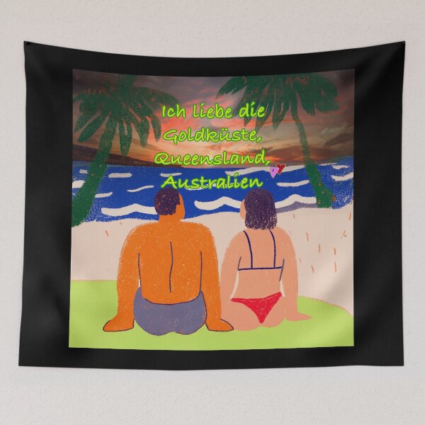 Item preview, Ich liebe die Goldküste, Queensland, Australien designed and sold by Michael van der Hoorn.