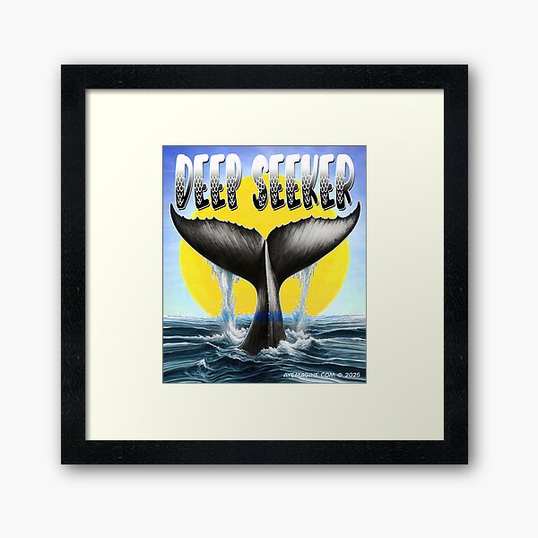 Deep Seeker Framed Art Print