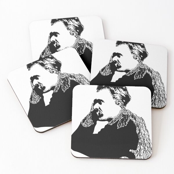 Item preview, Friedrich Nietzsche Pencil Portrait designed and sold by umayana.art.