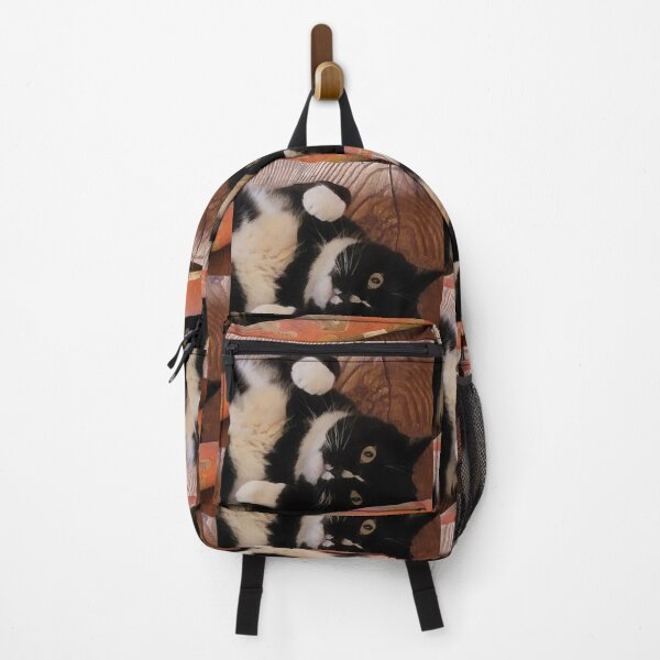 Item preview, Adorable Tuxedo Cat at Play designed and sold by Rebecca Jane.