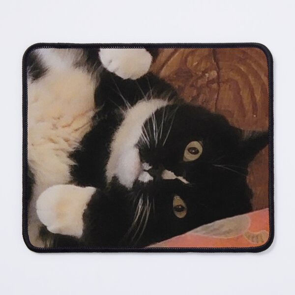 Item preview, Adorable Tuxedo Cat at Play designed and sold by Rebecca Jane.