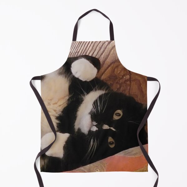 Item preview, Adorable Tuxedo Cat at Play designed and sold by Rebecca Jane.