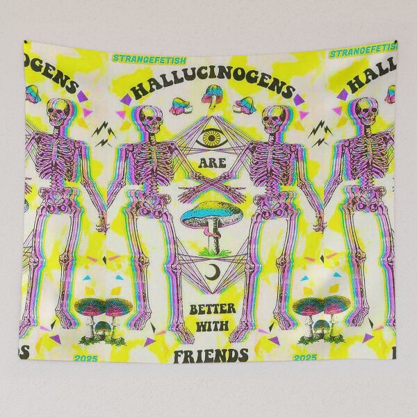 Item preview, HALLUCINOGENS AND FRIENDS designed and sold by StrangeFetish.