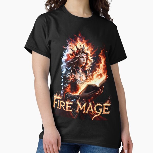Item preview, Fire Mage with Folios designed and sold by Jannicki-Art.