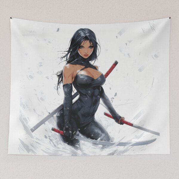 Item preview, beautiful ninja woman designed and sold by javierparra.