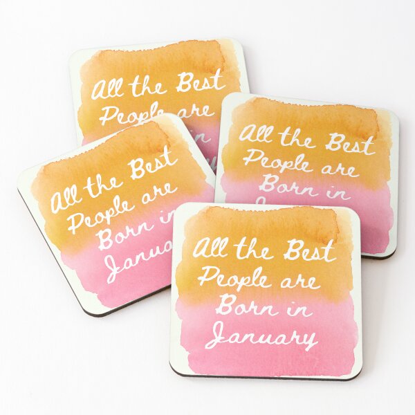 Item preview, All the Best People are Born in January designed and sold by StudioKaufmann.
