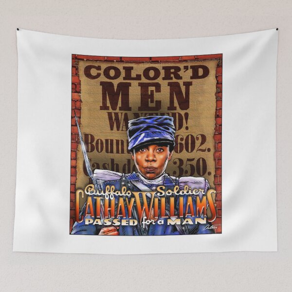 Item preview, BUFFALO SOLDIER Cathay Williams designed and sold by arlenschumer.