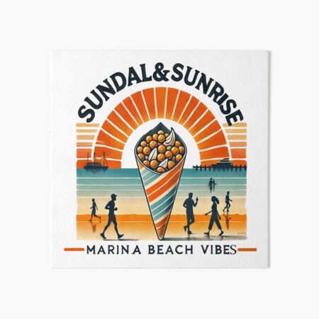 Aperçu de l'œuvre Ambiance Marina Beach - CHENNAI créée et vendue par Globalcitytees.
