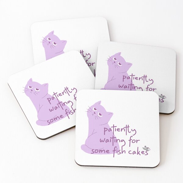 Item preview, Patiently Waiting for Some Fish Cakes designed and sold by lehmecdesigns.