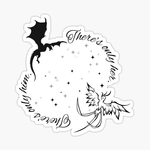 Item preview, There's only her. There's only him. Zodiac Academy designed and sold by Shannenigans23.