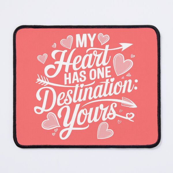 Item preview, My heart has one destination: yours. Love quotes - white designed and sold by Dizartico.