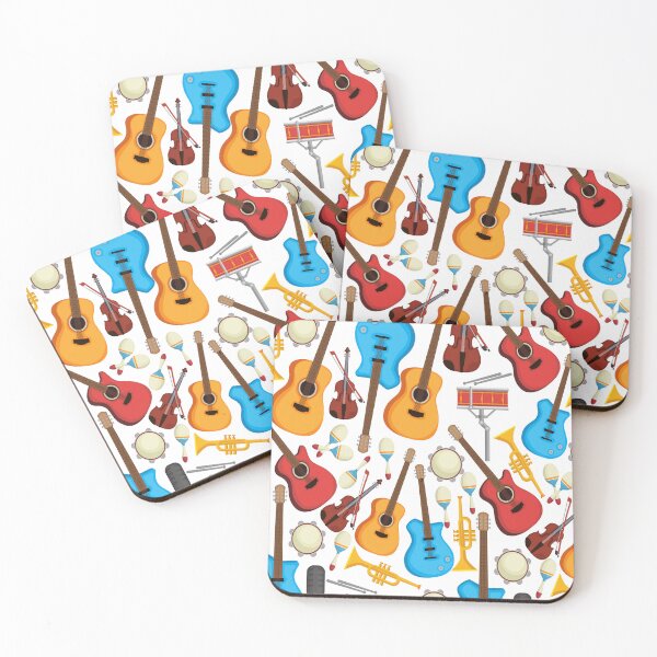 Item preview, Musical Instruments Pattern Background designed and sold by RubyCollection.