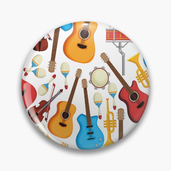 Item preview, Musical Instruments Pattern Background designed and sold by RubyCollection.