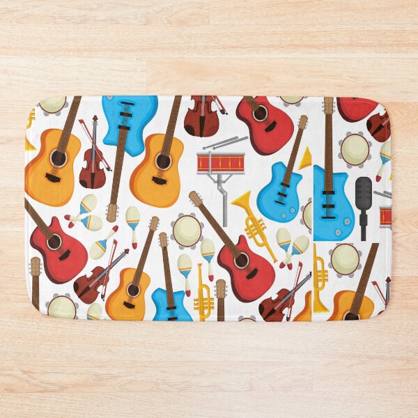 Item preview, Musical Instruments Pattern Background designed and sold by RubyCollection.