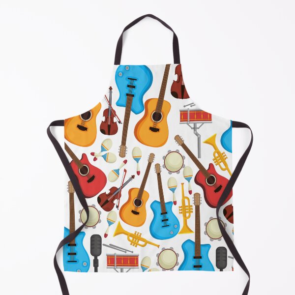 Item preview, Musical Instruments Pattern Background designed and sold by RubyCollection.