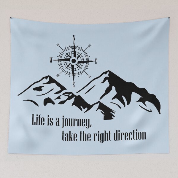 Item preview, Life is a journey designed and sold by Notorious CodFather Designer Studio.