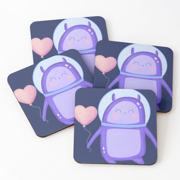 Item preview, CUTE PURPLE ALIEN designed and sold by MOVALENDA.