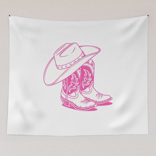 Item preview, Retro Cowgirl Hat Design – In Music We Trust designed and sold by Timegraf.