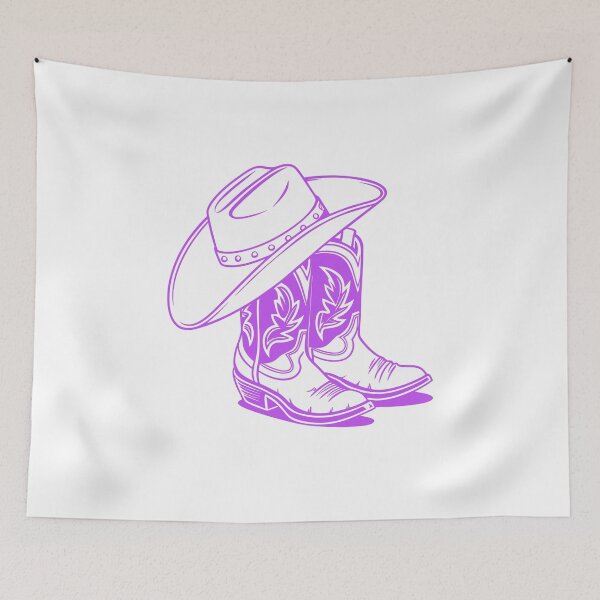 Item preview, Retro Cowgirl Hat Design – In Music We Trust designed and sold by Timegraf.