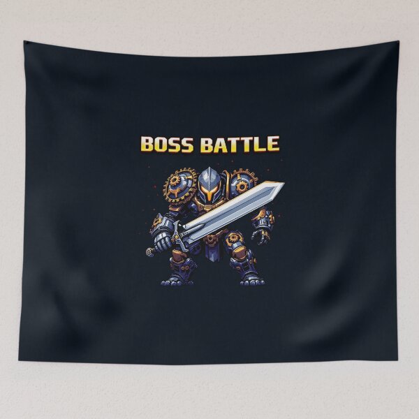 Item preview, Mechanical Knight Boss Battle designed and sold by Jollys-ArtShop.