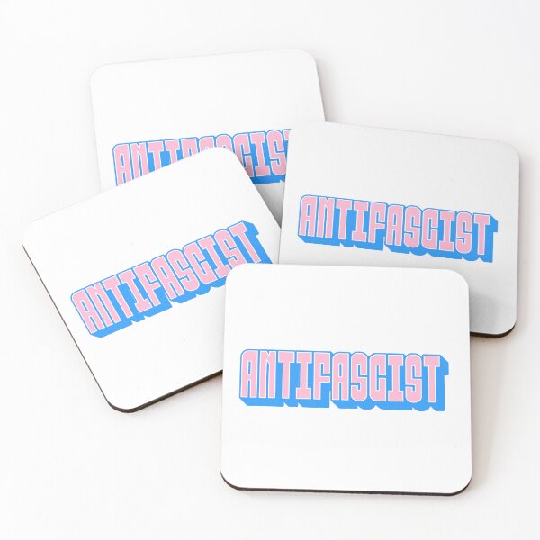 Item preview, Antifascista trans flag designed and sold by PeriwinkleStone.