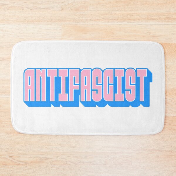 Item preview, Antifascista trans flag designed and sold by PeriwinkleStone.