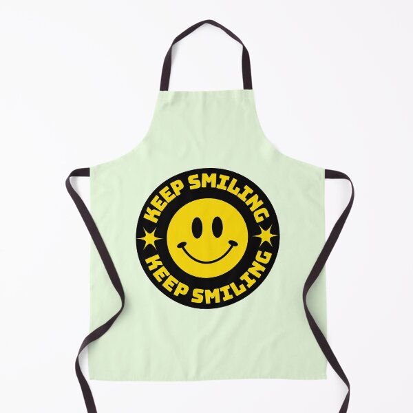 Item preview, Happy Smiling Face Keep Smiling Quote designed and sold by 2ndSketch.
