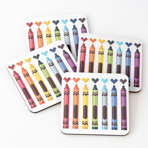 Item preview, Crayon Rainbow Pixel Art designed and sold by embur101.