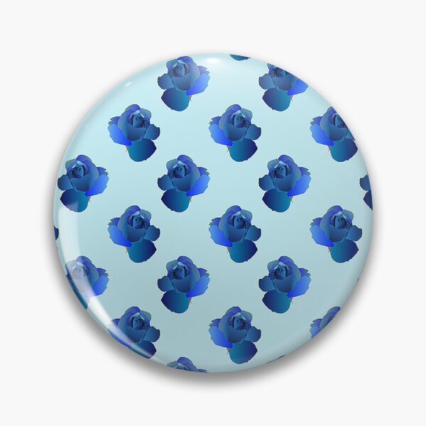 Item preview, Dark blue roses against a light blue background. designed and sold by claireseyeview.