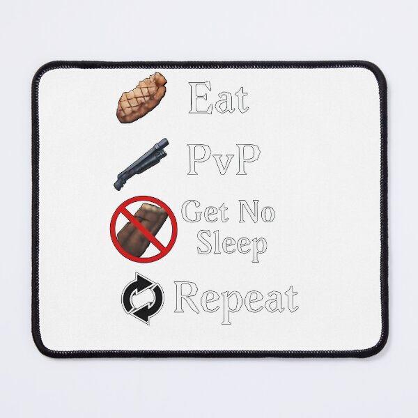 Item preview, Eat PvP Get No Sleep Repeat designed and sold by SinisterShirtz.