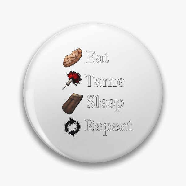 Item preview, Eat Tame Sleep Repeat designed and sold by SinisterShirtz.