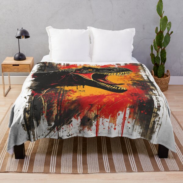 Item preview, Fierce T-Rex in Fiery Chaos designed and sold by bluepygmy.