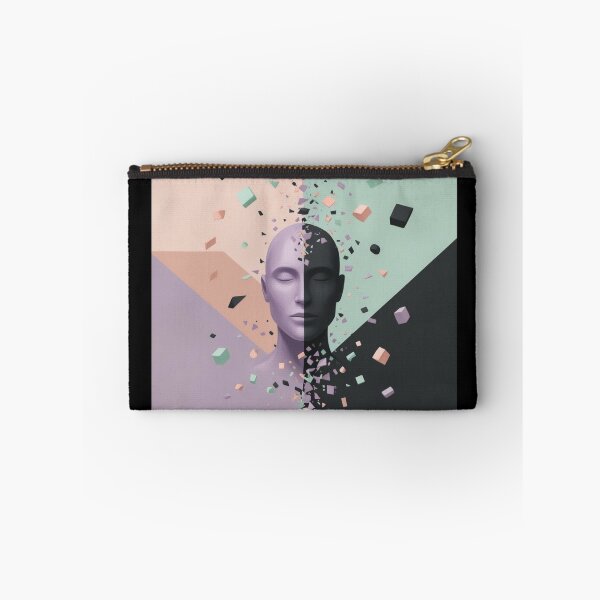 Item preview, Surreal Fragmented Face – Abstract Cosmic Art designed and sold by CoachCreates.
