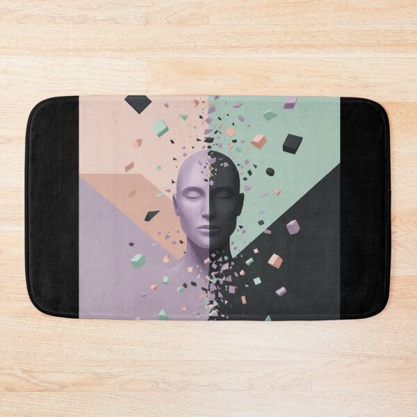 Item preview, Surreal Fragmented Face – Abstract Cosmic Art designed and sold by CoachCreates.