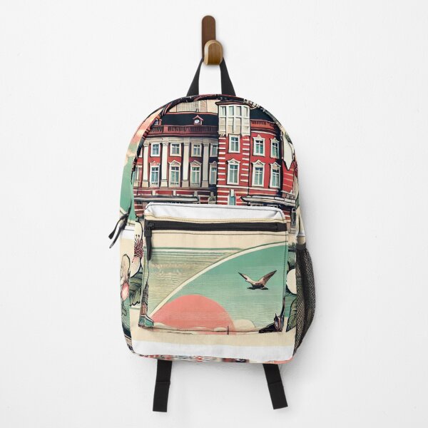 Item preview, "Tokyo Station Ukiyo-e Fusion – Modern Meets Edo" designed and sold by Japan Retro Art.