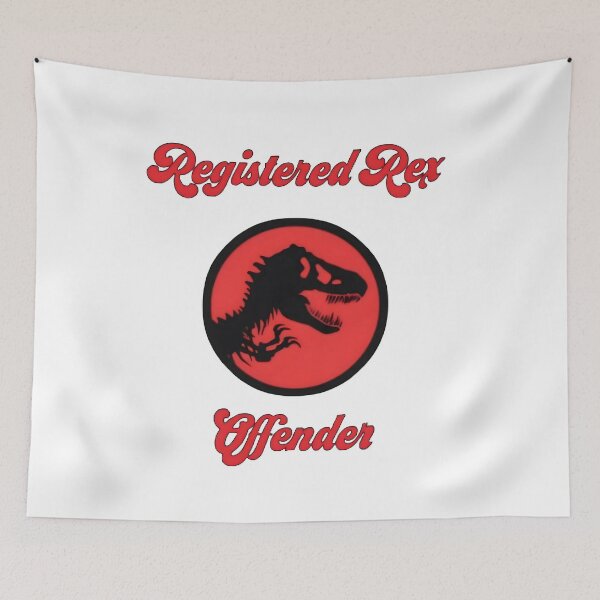 Item preview, Registered Rex Offender designed and sold by SinisterShirtz.